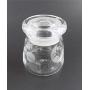 IncisoArt Hand Etched Vibe Storage Jar Sandblasted (Sand Carved) Glass Handmade USA Custom (4.5 Ounce (133ml), Sun Moon Shooting Stars Planets)