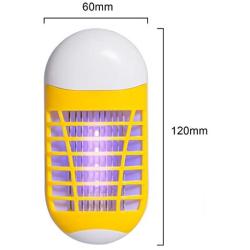 2 Pack Electric Bug Zapper Mosquito Killer with UV LED Night Light, Electronic Insect Fly Trap for Indoor Outdoor