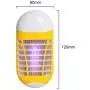 2er Pack Elektrischer Mückenvernichter mit UV-LED Nachtlicht, Elektronische Insekten-Fliegenfalle für Innen- und Außenbereich