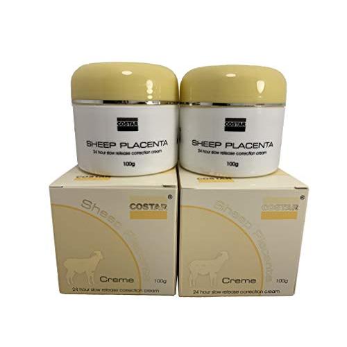2xCostar Sheep Placenta 24Hr Slow Release Correction Cream Made in Australia by Costar