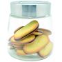 Home Expression 3 Piece Small Glass Canister Set