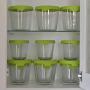 Anchor Hocking Trueseal Glass Food Storage Containers Airtight Lids, 3.5 Cup Tall, Green - 12191ECOM