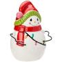 Precious Moments Snowman 191425 Cookie Jar, One Size, Multi