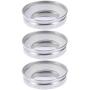 UPKOCH Stainless Steel Mason Jar Lids Storage Cap with O-shape Silicone Seals Reusable and Leak Proof 86mm