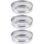UPKOCH Edelstahl Mason Jar Deckel mit O-Ring-Silikon Dichtungen, Wiederverwendbar und Dicht für Lagerung, 86mm