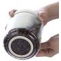 RhinoGlass Press vacuum-seal kitchen storage jar set, integrated vacuum pump lid, 2-jar set, airtight, heavy-duty borosilicate containers, BPA-free, ideal for coffee beans, food, snacks, fresh herbs