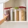 Bottles,Jars & Boxes - Dry Food Storage Container Airtight Lid Suitable Sugar Coffee Rice Snacks Pet Foo - Boxes Jars Bottles Jars Boxes Flour Contain Snack Sugar Garlic Cereal Canister Coffee La