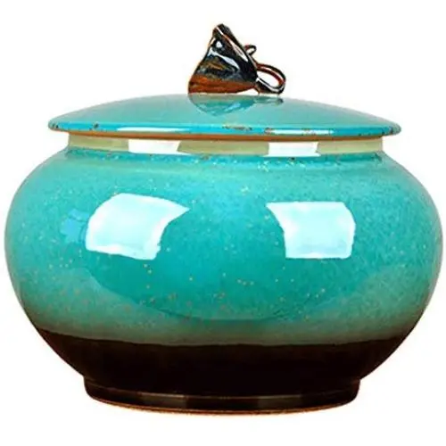 Poterie Décoratif Maison, Récipient en Céramique pour Stockage Alimentaire, Boîte d'Entreposage avec Couvercle Amovible, Accessoires de Rangement Cuisine, Accessoires Décoratifs (Couleur : B) Poterie Décoratif Maison, Récipient en Céramique pour Stockage Alimentaire, Boîte d'Entreposage avec Couvercle Amovible, Accessoires de Rangement Cuisine, Accessoires Décoratifs (Couleur : B)