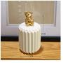 Ceramic Animal Storage Jars for Spices Candy Tank Container Jewelry Storage Box Coffee Can Bottle Kitchen Organizer,7