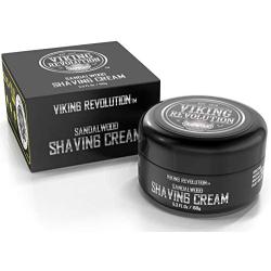 Luxury Shaving Cream for Men- Sandalwood Scent - Soft, Smooth & Silky Shaving Soap - Rich Lather for the Smoothest Shave - 5.3oz