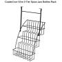 Household Storage Box Coated Iron Wire 3-Tier Elevated Spice Jars Bottles Rack Kitchen Storage Shelf Organizer for Bathroom Kitchen