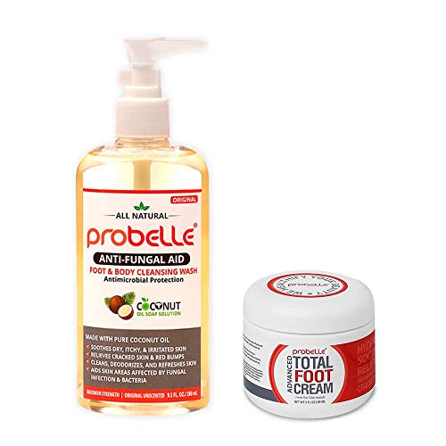 Probelle Foot Skin Care Maintenance Set - Hydrates Feet, Deodorizes Skin, Softens Calluses and Corns, Bundle Probelle Foot Skin Care Maintenance Set - Hydrates Feet, Deodorizes Skin, Softens Calluses and Corns, Bundle