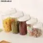 Bouteilles Transparentes en Plastique Alimentaire 5 Pièces – Conservation de Snacks, Céréales et Nourriture Fraîche Bouteilles Transparentes en Plastique Alimentaire 5 Pièces – Conservation de Snacks, Céréales et Nourriture Fraîche
