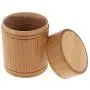 dailymall 2X Vintage Bamboo Tea Container Caddy Canister Tea Jar Seal Storage Bottle S - 10cm 20cm 2pcs