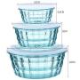 Kitchen Food Storage Jar Airtight Food Storage Plastic Food Container With Lid 3-Piece Set Food Storage Jar Kitchen 100% BPA Free Used For Freezer Dishwasher (Color : Green)