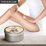 Shea Butter Cold Pressed 400g - Unrefined African Shea Butter - Ghana - 100% Pure & Natural - Best for Hair - Skin - Lip - Face - Body Care - Karite Shea Butter - Aluminium jar