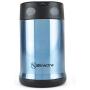 BlinkOne Food Jar with Folding Spoon: Double Walled Insulated, Unbreakable, Leak Proof and Shake Resistant Container Flask (16 oz)