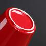 Storage Jar, Tea Cans Coffee Candy Storage Box,Ceramic Teapots, Household Kitchen Sealed Storage Tanks, Coffee, Sugar, Food Storage 12 15cm (Color : Red)