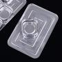 BESTONZON Edelstahl Gewürze Box, Gewürzsatz Behälter, Essigbehälter mit Deckel (6 Fächer)