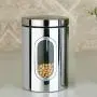 BESTONZON Stainless Steel Sealed Can Cereal Canister Storage Tank Kitchen Tool for Coffee Beans Tea Grains