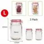 PROGLEAM Storage & Organization, Food Storage Preserving Bag Mason Bottle Jars Children Biscuit Snack Container, L PROGLEAM Storage & Organization, Food Storage Preserving Bag Mason Bottle Jars Children Biscuit Snack Container, L