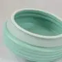 Vintage, Retro, Farmhouse Chic Mason Jar Inspiriertes Keramik-Behälter, Keksdose mit Dichtung für Lebensmittel-Aufbewahrung – Aqua