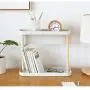 Étagère d'rangement pour épices en 2 niveaux, support de bouteilles libre-service, pour comptoir de cuisine salle de bain, organisateur de rangement en plastique, étagère polyvalente pour bureau et maison. Étagère d'rangement pour épices en 2 niveaux, support de bouteilles libre-service, pour comptoir de cuisine salle de bain, organisateur de rangement en plastique, étagère polyvalente pour bureau et maison.