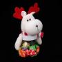 STOBOK 5pcs Christmas Candy Jars Christms Favor Boxes Christmas Food Storage Container for Cookies Christmas Reindeer Doll