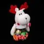 5er Set Weihnachtselfe-Gläser, Christbaum-Geschenkelieder, Candy-Behälter für Kekse, Weihnachts-Futterbehälter für Reindeer-Puppe