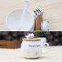 New Design Cat And Fish Animal Ceramic Mug With Spoon Wooden Cover Creative Coffee, Canister With Spoon - Vintage Ceramic Condiment Spoon, Rustic Spoon, Vintage Wooden Spoons, Spoon Wall Decor