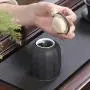 1 Stück versiegelter Keramik-Aufbewahrungsbehälter für Gewürze, Tankbehälter für Essen mit Deckel, Kaffeetee-Caddy, Küchenbehälter 300ml (Farbe: Schwarz)
