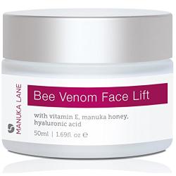 Natural Bee Venom Face Lift Treatment Cream with Active Manuka Honey, Shea, Cocoa Butter, and Jojoba – Nature’s Most Powerful Anti-Aging and Anti-Wrinkle Solution!