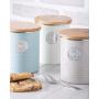 Typhoon 1 Litre Living Sugar Canister, 11 x 11 x 15.5 cm, Blue