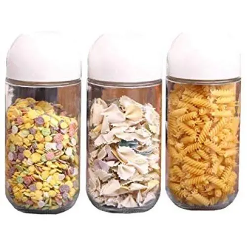 Kitchen Food Storage Jar Airtight Food Storage Multi-grain Spice Jars, Sealed Glass Jar With Lid, Milk Powder Food Dry Kitchen Storage Containers (Size : Big)