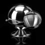 Seasoning Bottle Kitchen Sugar Bowl Stainless Steel Spice Tank Home Container Food Storage With tatable Lid Condiment Jar Spherical
