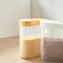 Réservoir Scellé Poniu, Boîte de Conservation, Conteneur de Stockage de Graines, Support de Rangement de Nourriture Séchée pour Sucre, Farine, Four – (Blanc, L) Réservoir Scellé Poniu, Boîte de Conservation, Conteneur de Stockage de Graines, Support de Rangement de Nourriture Séchée pour Sucre, Farine, Four – (Blanc, L)