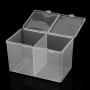 Milue Remover Paper Makeup Cotton Pad Storage Box Rhinestone Nail Art Tools Container