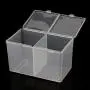 Milue Remover Paper Makeup Cotton Pad Storage Box Rhinestone Nail Art Tools Container