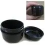 8 BLACK 1.7 oz Plastic Cosmetic Double Wall Cream Empty Dome Jars Containers Cap 8 BLACK 1.7 oz Plastic Cosmetic Double Wall Cream Empty Dome Jars Containers Cap