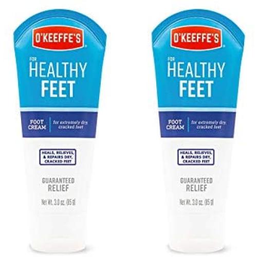 OKeeffes Healthy Feet Foot Cream, 3 ounce Tube, (Pack of 2)