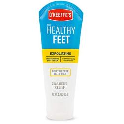 OKeeffes K0400008 Healthy Feet Exfoliating Foot Cream, 3 ounce Tube