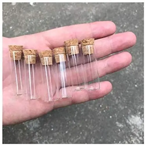 Bouteilles en verre transparentes 2,5 ml avec bouchon, pour épices, safran, contenants en flacons, 100 pièces. Bouteilles en verre transparentes 2,5 ml avec bouchon, pour épices, safran, contenants en flacons, 100 pièces.