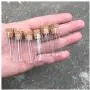 Bouteilles en verre transparentes 2,5 ml avec bouchon, pour épices, safran, contenants en flacons, 100 pièces. Bouteilles en verre transparentes 2,5 ml avec bouchon, pour épices, safran, contenants en flacons, 100 pièces.