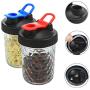 4pcs Pack Wide Mouth Mason Jar Flip Cap Lid for Ball & Kerr Mason Jar, Great for Drinking & Food Storage