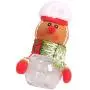 Amosfun Weihnachts-Süßigkeitenbehälter Hänge Spielzeug Geschenk-Glas für Kekse Xmas Holiday Geschenk Haus Tischdeko Kinder Gutscheine Füllung Party-Dekorationen (Weihnachtsbaummann)