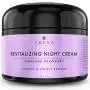 Thena Nachtcreme – Beste Anti-Aging-Wirkstoffcreme gegen Falten mit Vitamin A (Retinol) E & C Hyaluronsäure zur Kollagenregeneration für Damen & Herren