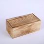 Wooden Candy Box With Lid Snacks Display Storage Dispenser Dried Food Server For Christmas Party Wedding