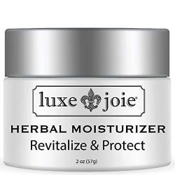 Herbal Silk Facial Moisturizer Squalane Cream Anti-Aging Treatment Improve Fine Lines Dark Spots Skin Tone Fights Acne Breakouts Fades Blemishes Reduces Pore Size Tighten Skin Wrinkles Men & Women