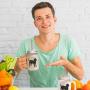Black Bloodhound Silhouette Frosted Glass Mason Jar With Straw
