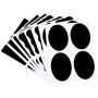 36PCS/SET Blackboard Sticker Craft Waterproof Reusable Craft Kitchen Jar Stickers for Jars Glass Bottle Kids